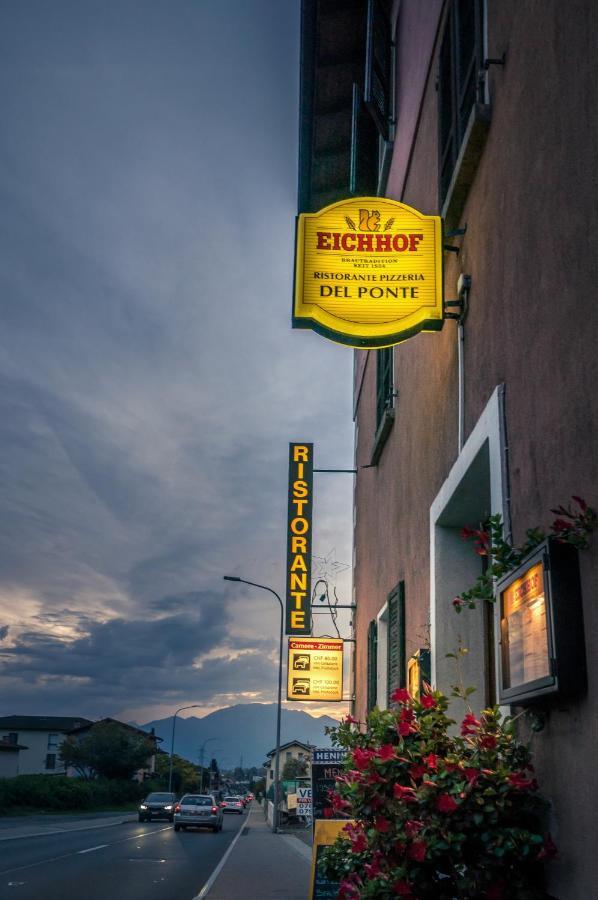 Ristorante Del Ponte Bed and Breakfast Cugnasco Eksteriør billede